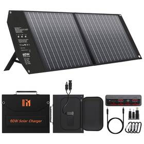 Mesuvida B0csm4g6cy 60w Portable Foldable Solar Panels Chargers With Pd3.0 Pd45w Usb-c Qc3.0 Usb-a 1