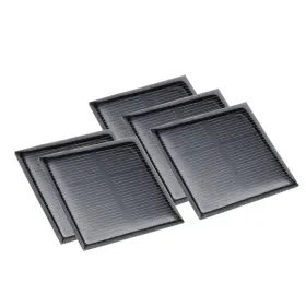 Metallixity 639664210397 5pcs 1.5v 200ma Poly Mini Solar Cell Panel Module Diy For Light Toys Charger