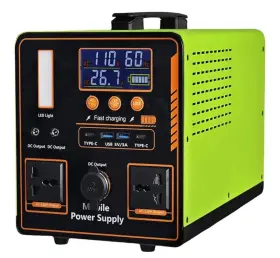 1115wh Mhpowos Portable Outdoor Camping Power Supply Backup Output