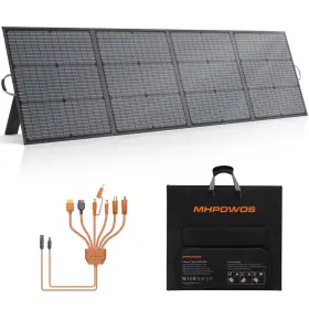 B0d2lqv6qn Mhpowos Portable Solar Panel 220w 40v Monocrystalline Foldable Charger Power Station Rv