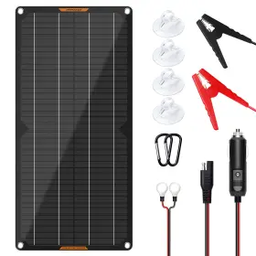 Mh-cb-001 Mhpowos Portable Solar Panel 30w 20w 10w Powered Trickle Charger For Rv Car Farm