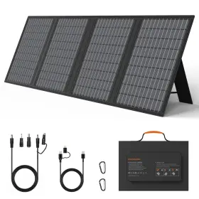 Mh-sp-007 Mhpowos 60w Foldable Solar Panel Chargers Usb C Usb-a Dc Outputs For Outdoor Power Banks