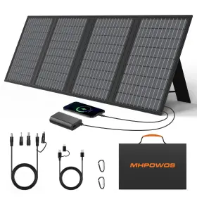 Mh-sp-008 Mhpowos 60w Portable Solar Panels Chargers For Small Power Station Tablets Battery Packs