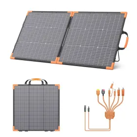 Mh-sp-009 Mhpowos Bifacial Portable Solar Panel 100 Watt 20v Foldable Charger Kit