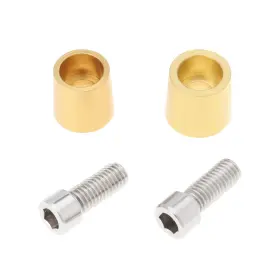 454-ve Micro Traders 1 Pair M8 Brass Battery Pole Adapter Terminal Connector Posi