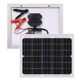Mighty Max Battery 313045686611 10-watt 12-volt High Efficiency Monocrystalline Solar Panel With Connecto
