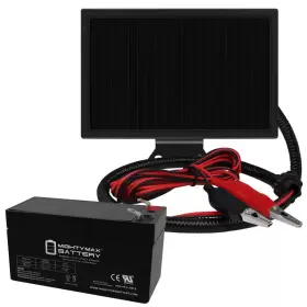 Jc1212 Mighty Max Battery 313106436483 12-volt 1.3ah Replacement For Solar Panel Charger