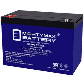 Mighty Max Battery 744110275247 12v 100ah Gel Replacement For Renogy Pv Solar Panels