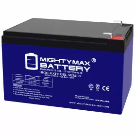 Ml12-12gel776 Mighty Max Battery 12v 12ah Gel F2 Replacement Compatible With Solar Power Banks