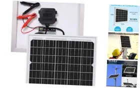 Mls-10w121 Mighty Max Battery 10 Watt Monocrystalline Solar Panel Charger Mls-10w