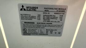 Mitsubishi Pv-ud185mfs 24 Used Solar Panels - 185 W Photovoltaic Model