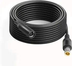 20ft-jackery-extension-cable Mjpower 20ft Jackery Extension Cable 14awg 6m 8mm Dc Power Plug Fit Black