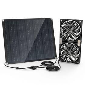 Moajerry 607613214611 Solar Panel Fan 30w Kit Exhaust Suita
