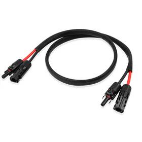 Mookeerf 10awg-mc4-mc4-3ft-sleeve Solar Panel Extension Cable - 10awg 3ft Wire With Female Male Waterpro