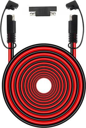 Mookeerf 445048651686 10 Awg Sae Extension Cable - 50ft Quick Disconnect Wire Battery Charger Extensio