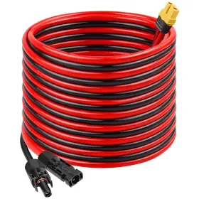 Xt60 Mookeerf 635403224205 25ft Solar Charge Extension Cable 12awg For Portable Power Station