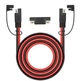 Mookeerf 658359348948 Sae Extension Cable 10 Awg - 20ft To Quick Disconnect Wire Battery Charg
