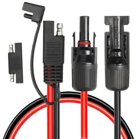 Mookeerf 658359673989 Solar Panel To Sae Adapter Cable - 6ft 10awg Extension For Rv Sol