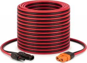 Xt60i Mookeerf 726085003865 Solar To Cable 10awg 30ft Panel Adapter Connector