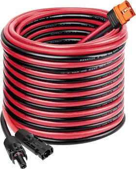 Xt60i-adapter-cable Mookeerf Solar To Xt60i Cable 10awg 35ft Panel Adapter Connector Xt60i-f