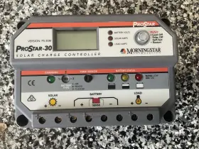 Ps-30m Morningstar Prostar With Lcd Display Pwm Charge Controller 12/24v 30a
