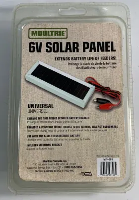 Mfh-sp6 Moultrie 6-volt Universal Solar Panel With Mounting Bracket