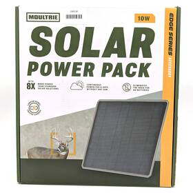 Moultrie Mma-14207 10w Solar Power Pack Ii Edge Series With 3350mah Battery