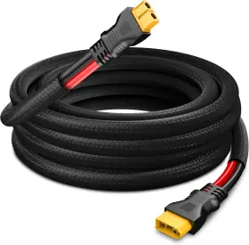 Xt60 Naponal 313037211203 Extension Cable 12awg 6ft Male To Female With Flame