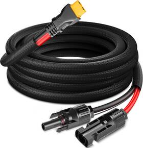 Naponal 726084353732 12awg-25ft Advanced Solar To Xt60 Charging Cable Redesign Panel Connector