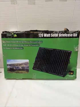 55702 Nature Power Products 120-watt Portable Monocrystalline Solar Panel For 12-volt