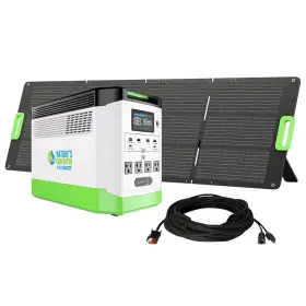 200w Natures Generator 445056136182 Nature S Lithium 1800 Solar With Folding Panel