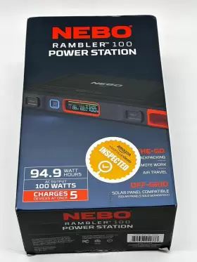 Neb-pst-0003 Nebo Rambler Portable Power Station Powerful Handheld Versatile 100