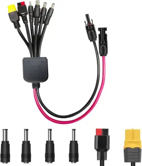 Necespow 696535515890 6-in-1 Solar Connector Kit With Female And Male Connectors Universal &
