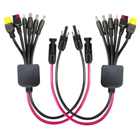 Necespow 741365401179 6-in-1 Solar Connector Kit With Female And Male Connectors Universa