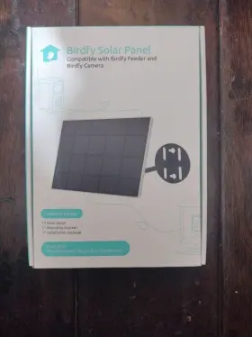 Na-s002w-2a Netvue Birdfy Solar Panel Compatible With Feeder And Camera Type-c Charger 3 Watt