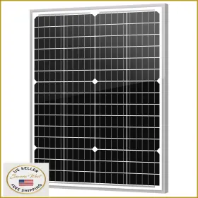 B00w81bzto Newpowa 10bb 35w 12v Monocrystalline Solar Panel Pv Module High-efficiency