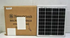 Npa20s-12h Newpowa 20w 17.20v Mono Solar Panel