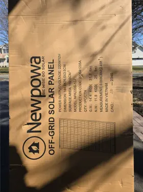 Npa220s-12j Newpowa Solar Panel