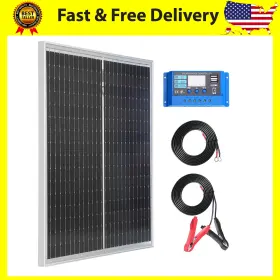 Qz-50w Nicesolar 50w 12v Mono Solar Panel Kit Bifacial Monocrystalline Pv Module System