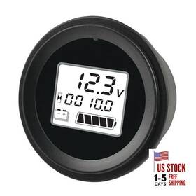 Ningbo Jiangbei Run Leader Electronics Co. Ltd Rl-bi069a Dual Display Battery Indicator Volt Meter For Golf Cart Forklift