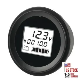 Rl-bi069a Ningbo Jiangbei Run Leader Electronics Co. Ltd Dual Display Battery Indicator Volt Meter For Golf Cart Forklift