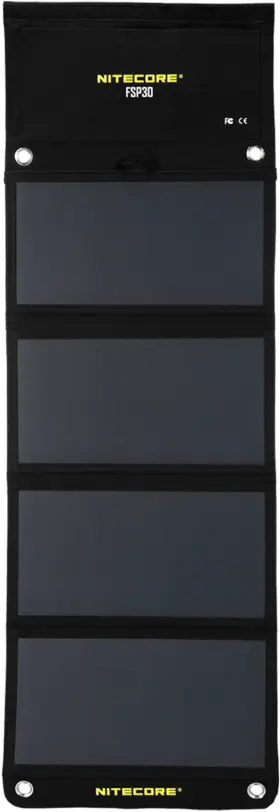 Fsp30 Nitecore 952506495573 30w Foldable Solar Panel Black 6952506495573 Panels