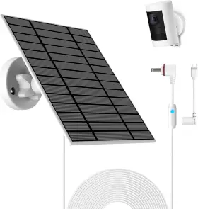 Nooukut 445029586556 6w Solar Panel Compatible With Ring Spotlight Cam Plus/pro And Stick Up Batt