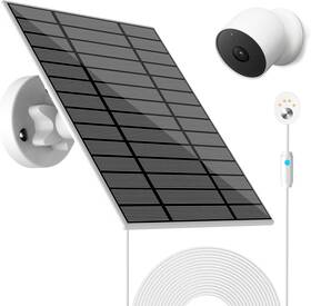 Nooukut Bf-ge5w Solar Panel For Google Nest Camera 6w Charger With 13ft Cable