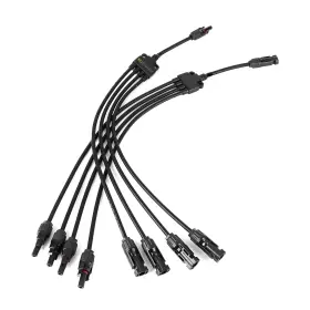 Nuenergy 850015912597 The Original Solar Y Branch Connectors Extra Long Panel Parallel Connec