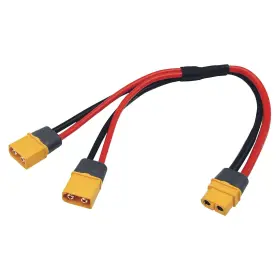 Xt60h Nuofany 744110758429 Xt60 Upgrade Y Splitter Extension Cable 12 Awg Female To Dual