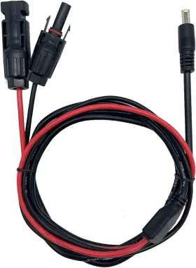 Solar-dc8 Nuofany Solar Panel Connector To Dc 8mm Adapter Cable Compatible With S