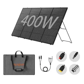 400w Nurzviy 780887324313 Portable Solar Panel Lightweight Charger With Upgraded Bracket