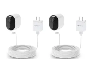 121-ar-u9mc2 Okemeeo 30ft Charger For Arlo Pro 4 3 And Ultra Waterproof Outdoor Magne