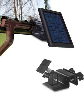 Okemeeo 137-ri-tgsp-1h Gutter Mount For Ring Solar Panel - Compatible With Ar
